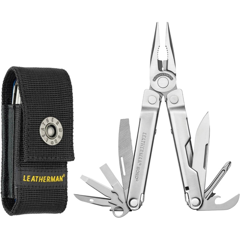 Leatherman Bond Multitool Stainless Steel EDC Tool with 420HC Blade and Nylon Sheath