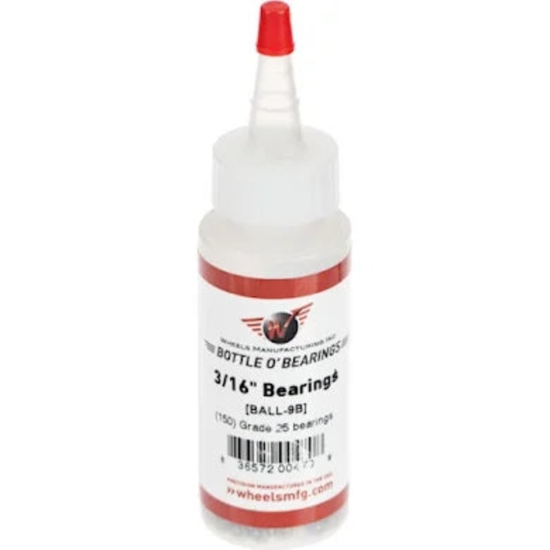 Wheels Manufacturing Grade 25 Loose Ball Bearing Bottle of 150