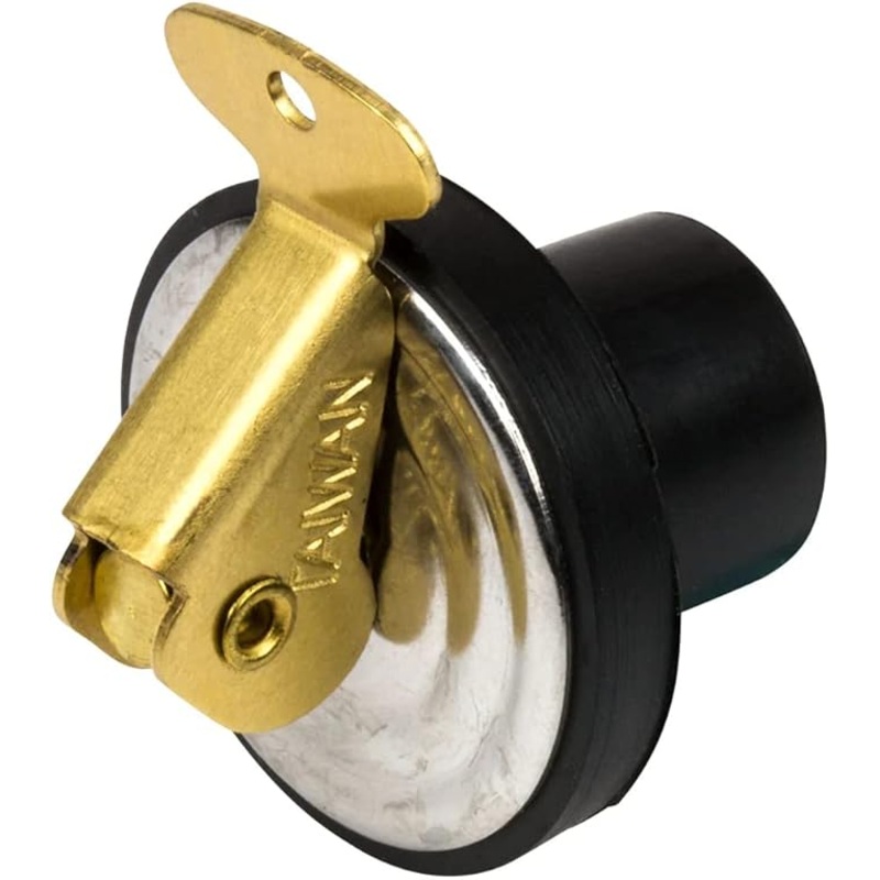 Sea Dog Brass/Neoprene Baitwell Plug - 5/8" 520093-1