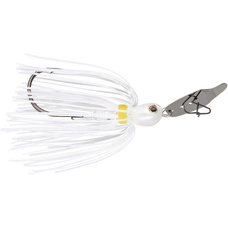 TCVSJ12-10 0.5 Oz Thunder Cricket Vibrating Swim Jig Fishing Lure, White