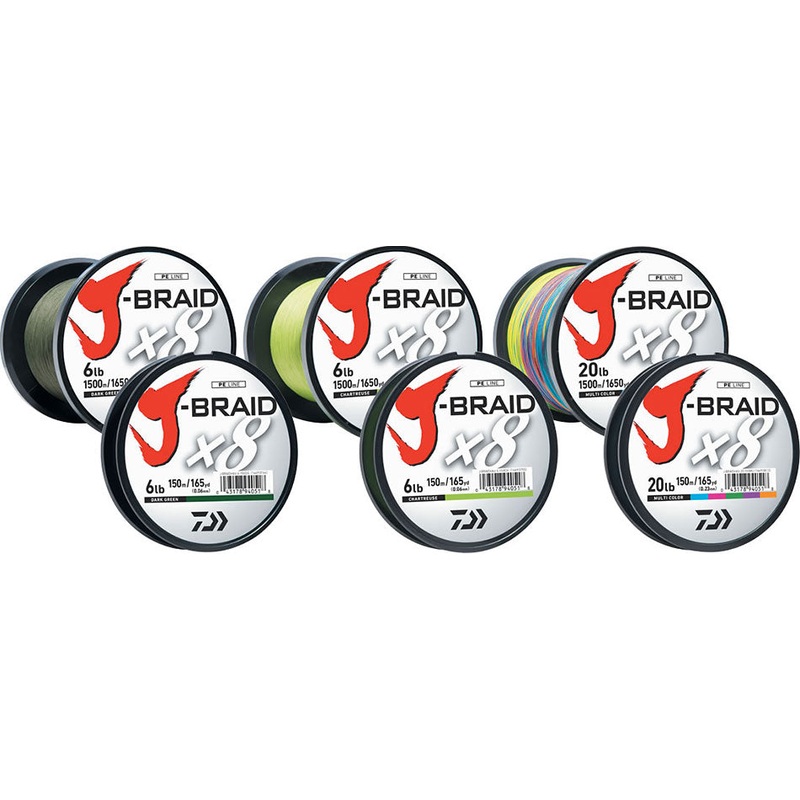 Daiwa J-Braid Chartreuse Line Bulk - 3000M - 80#
