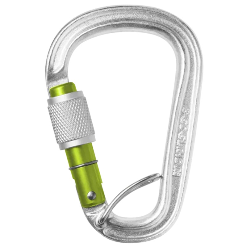 Edelrid HMS Bruce Steel Screw FG Locking Carabiners