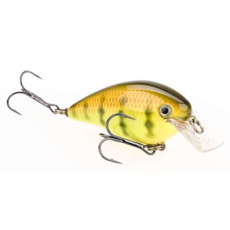Strike King KVD 1.5 Squarebill Crankbait - Chartreuse Perch - HCKVDS1.5-650
