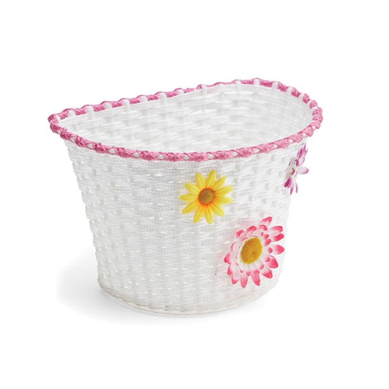 GNT Kids White Flower Basket