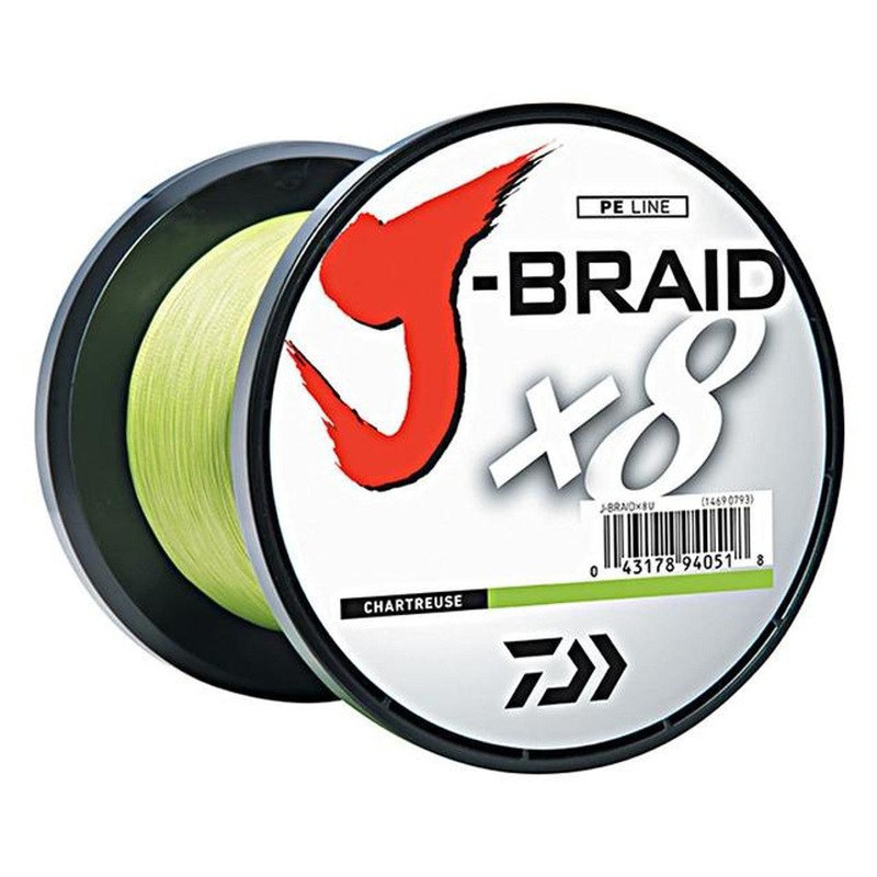 DAIWA J-BRAID X8 3000M CHARTREUSE ZZZ