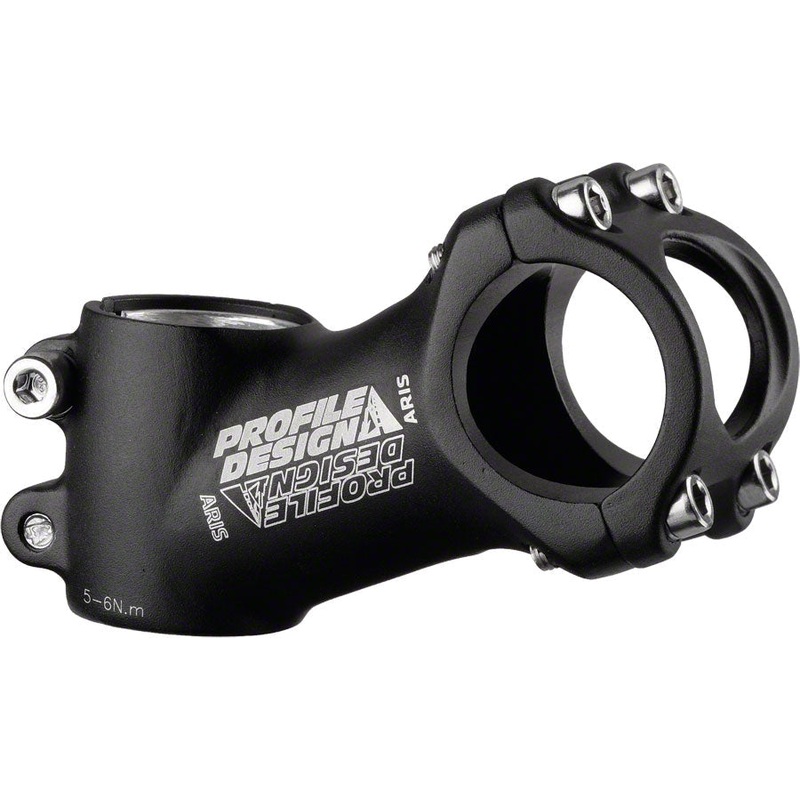 Profile Design Aris Stem - 100mm, 31.8 Clamp, +/-25, 1 1/8", Aluminum, Black