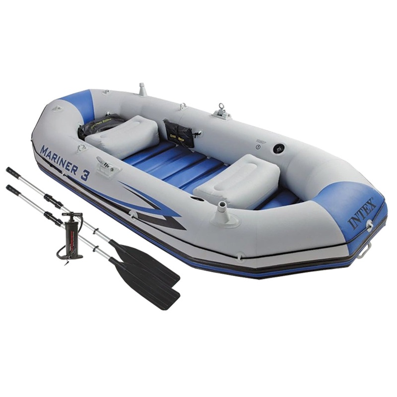 Intex Mariner 3 Person Inflatable Boat Set