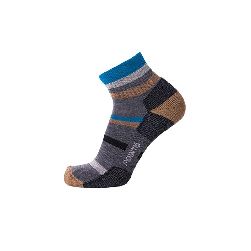 Point6 Merino Hiking Mixed Stripe Light Mini Crew Socks