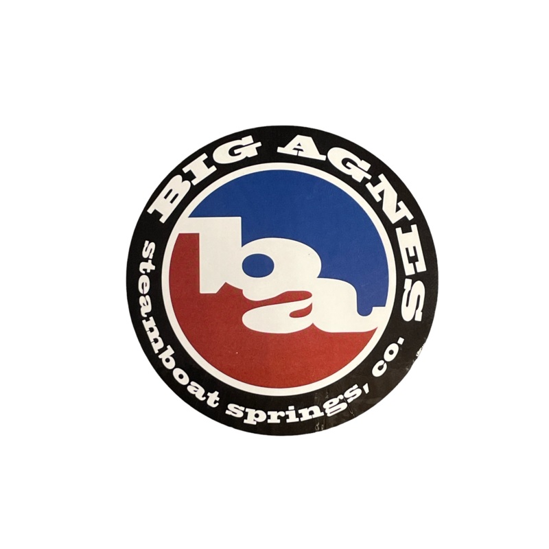 Big Agnes 80mm Logo Sticker