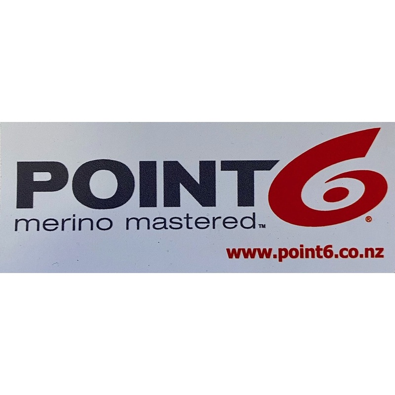 Point6 100mm x 40mm Vinyl Sticker