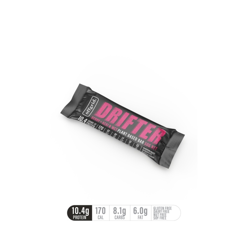 Offgrid Drifter Plant Based Protein Bar - Berry + Acai & MCT Oil