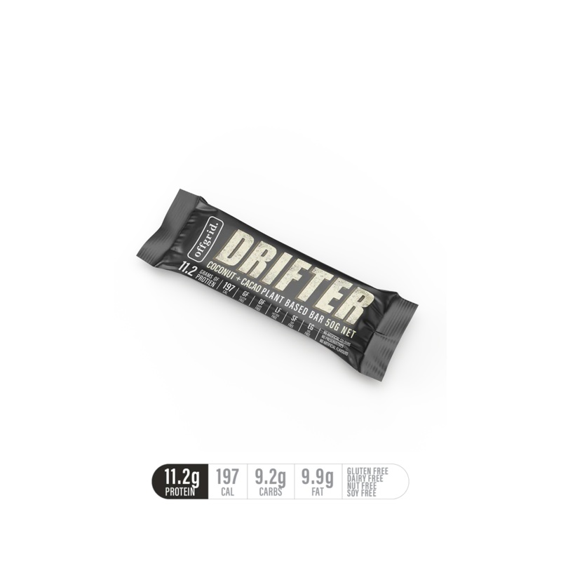 Offgrid Drifter Plant Based Protein Bar - Coconut + Cacao & MCT Oil