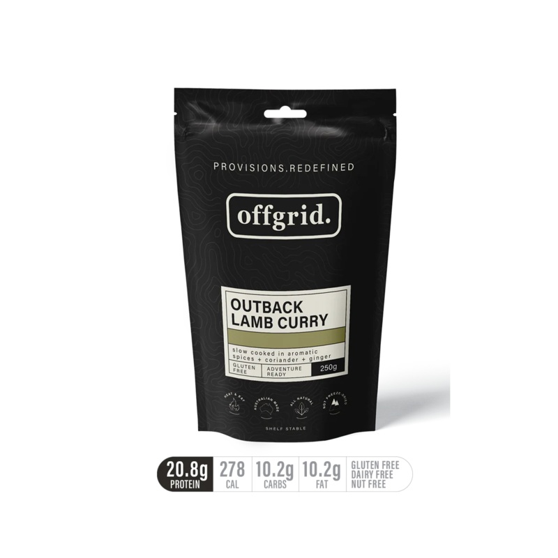 Offgrid Heat & Eat Meal - Lamb Curry 250g