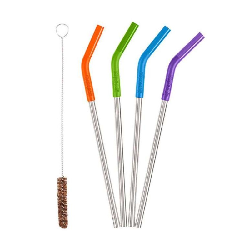 Klean Kanteen Straws - 4 pack inc Brush