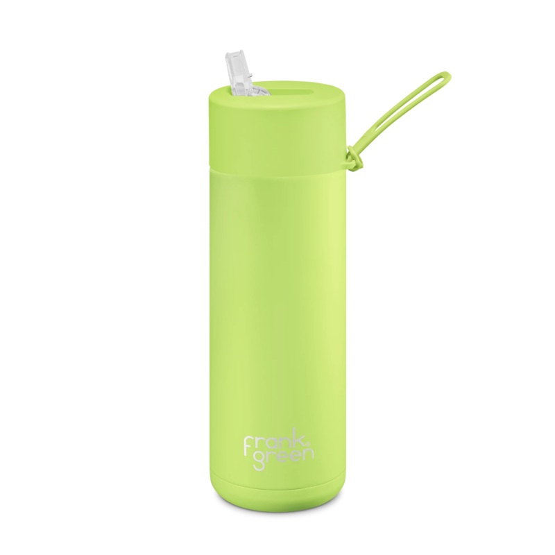 Frank Green Ceramic 20oz Reusable Bottle with Straw