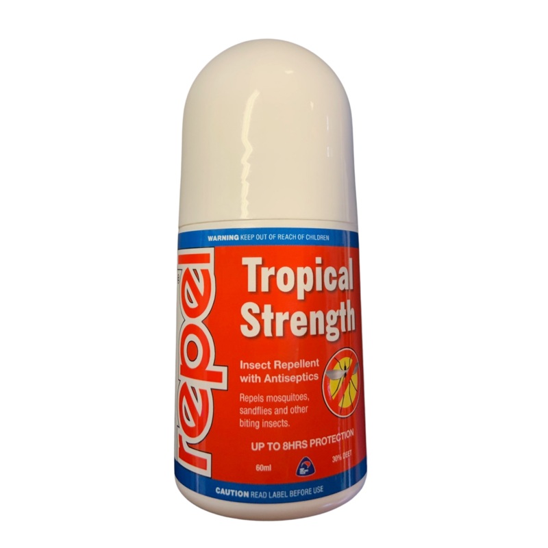 Repel Tropical Strength Roll On Repellent 60ml