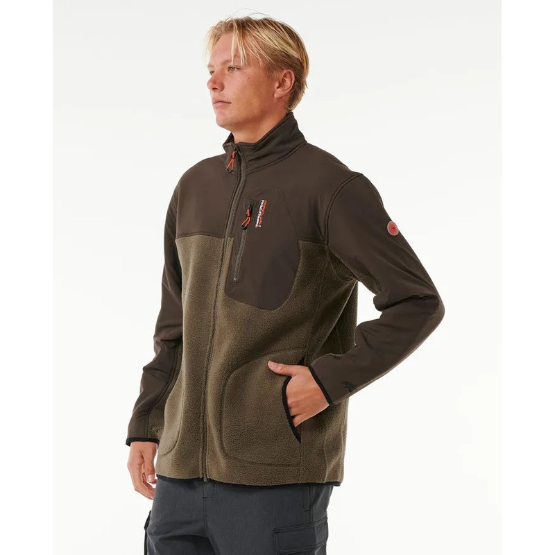 RIP CURL Men's Anti-Series Search Zip Crew