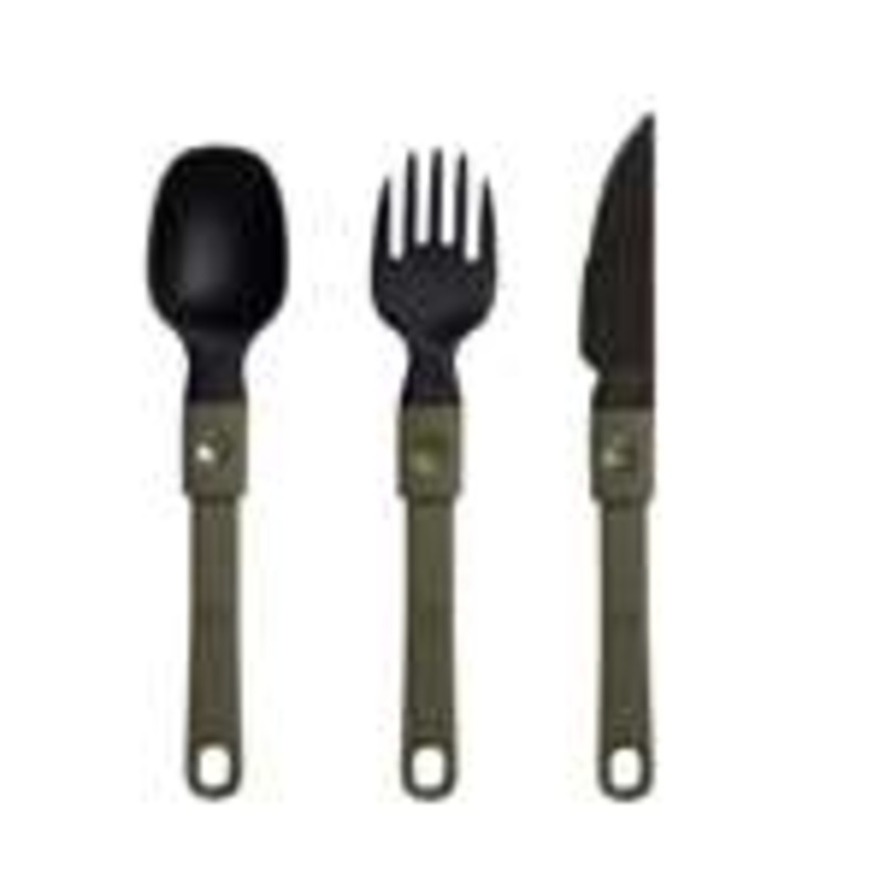 MUN'S Foldable 3 Pce Cutlery Set