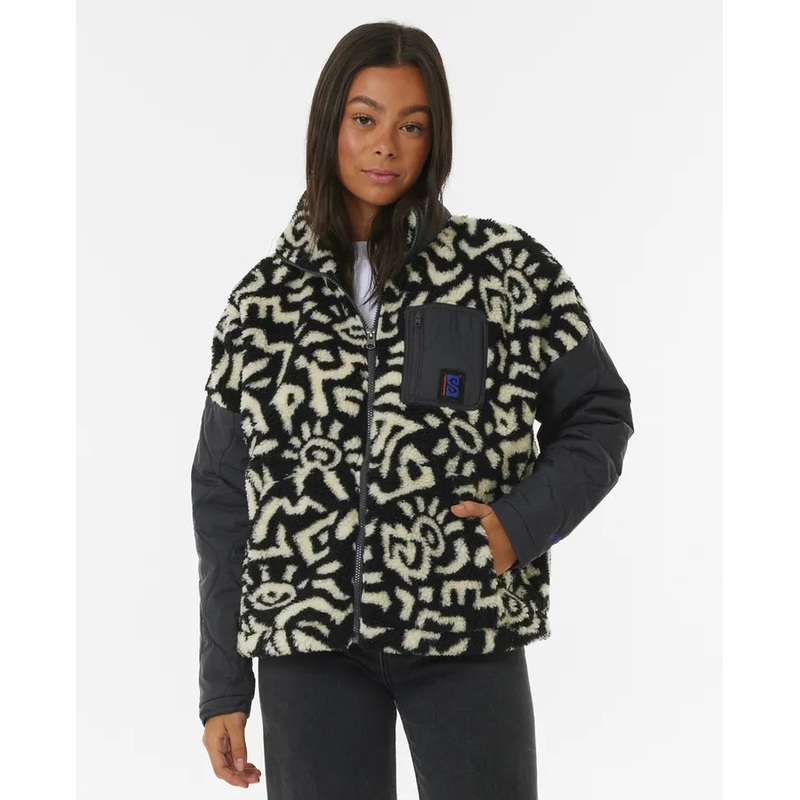 RIP CURL Women's Anti-Series Zip Thru Polar Fleece