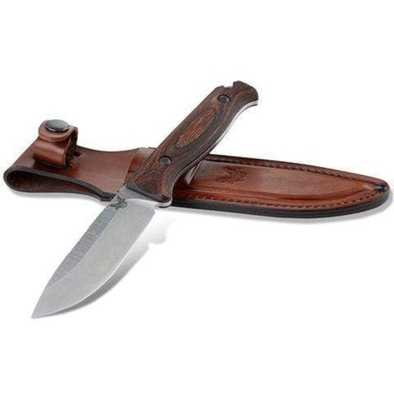 Benchmade Saddle Mtn Skin S30V Wood
