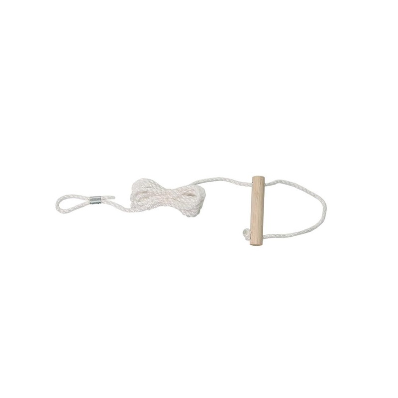 Oztrail 6MM Single Guy Rope with Wooden Runner