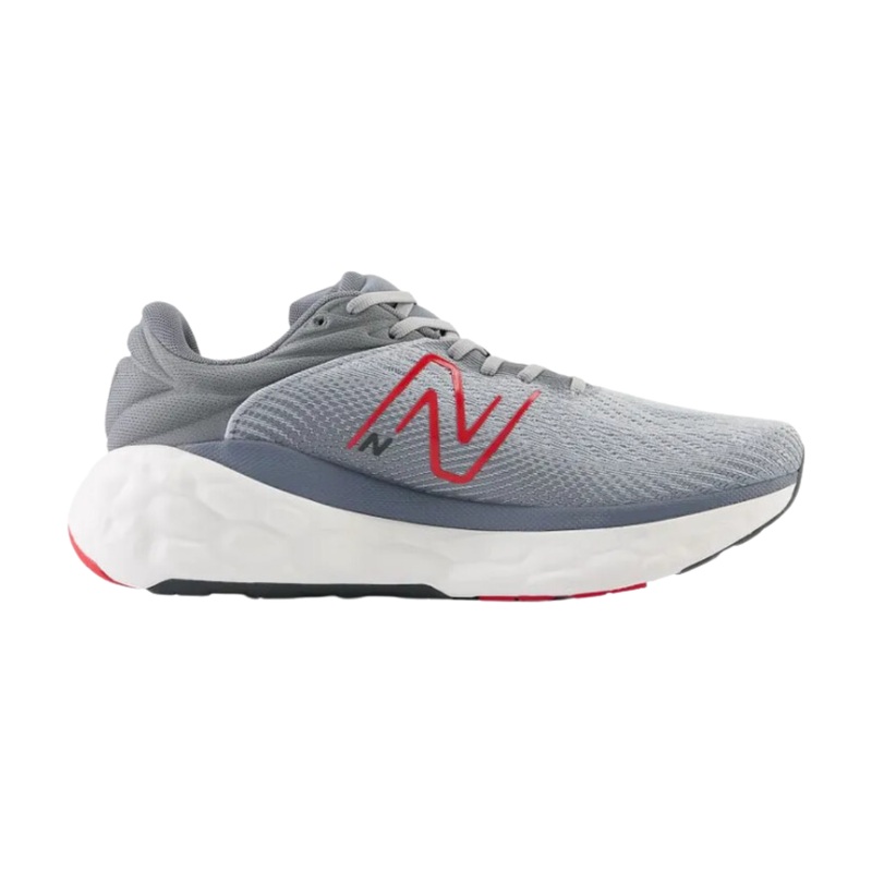 Men's Fresh Foam x 840v1 - Aluminum Grey with True Red (2E Width)