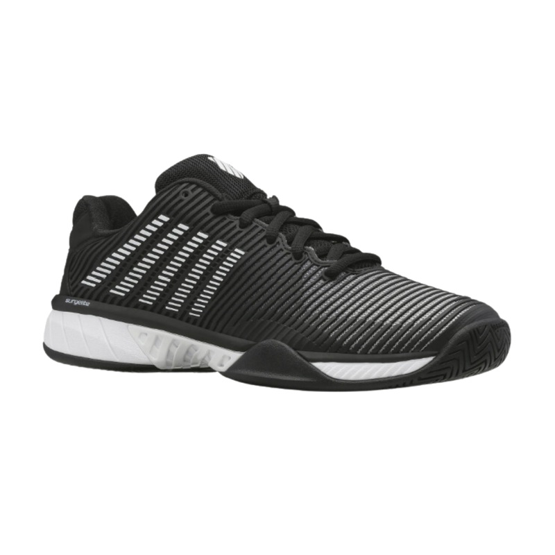 Men's Hypercourt Express 2 - Black/White/Highrise (Regular Width)