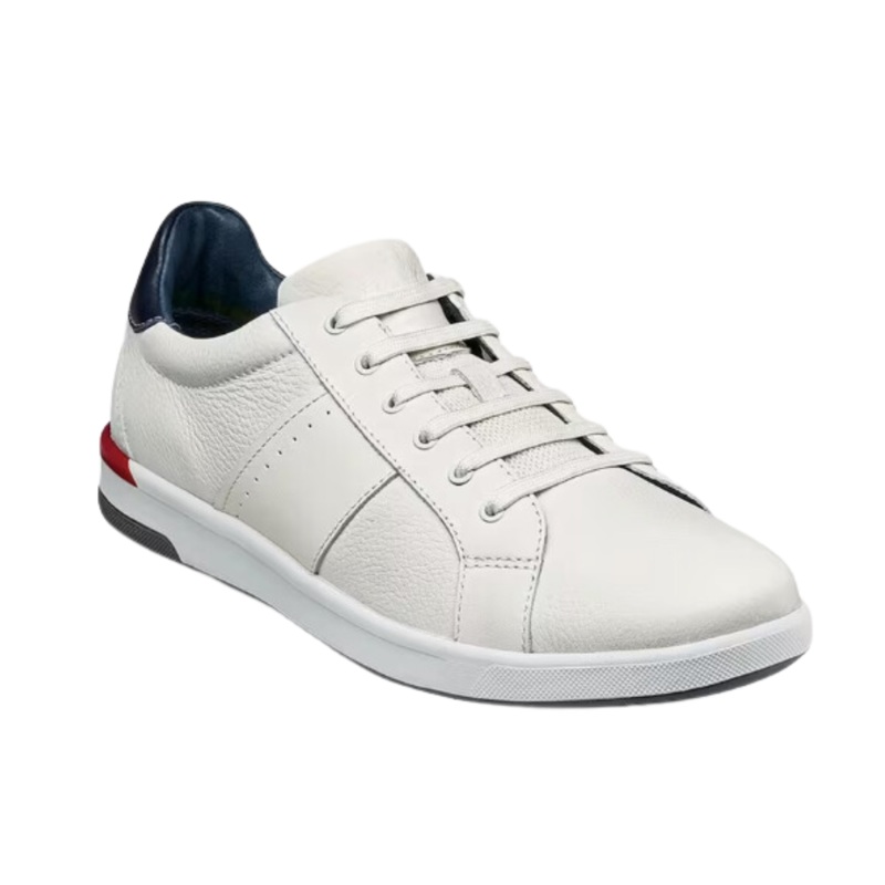 Men's Crossover Lace to Toe - White (Regular Width)