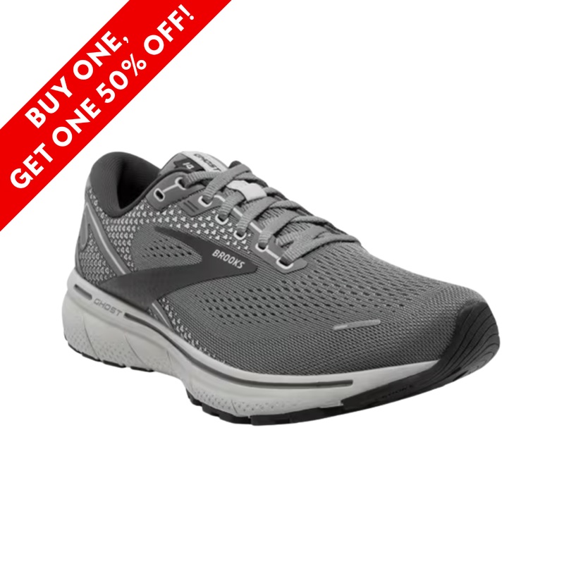 Mens Ghost 14  Grey/Alloy/Oyster (2E Width)