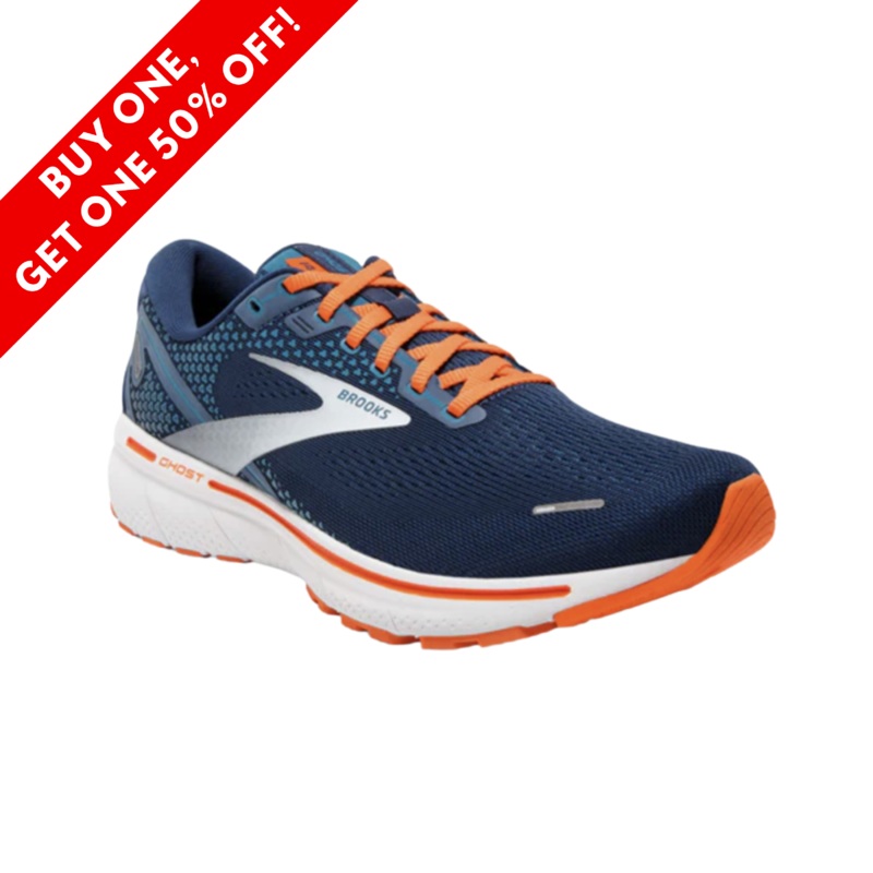 Mens Ghost 14  Titan/Teal/Flame (D Width)