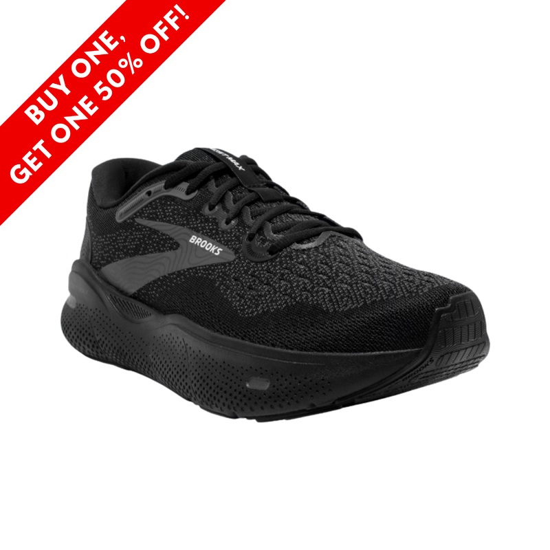 Mens Ghost Max  Black/Black/Ebony (4E Width)