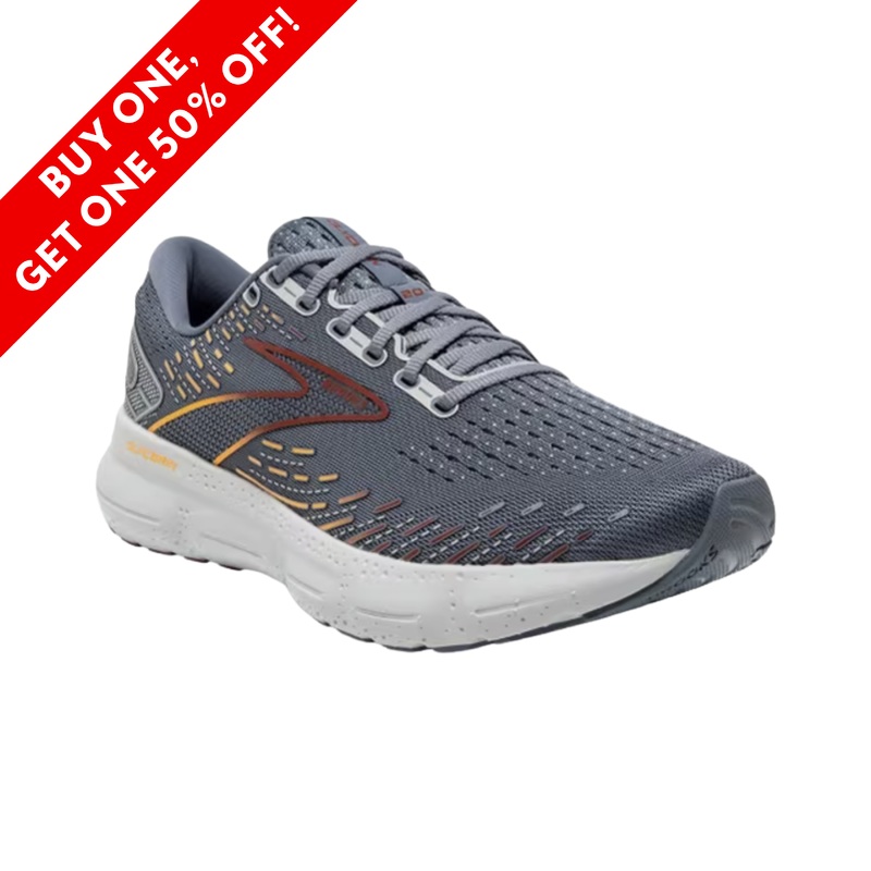 Mens Glycerin 20  Gray/Chili Oil/Orange (D Width)