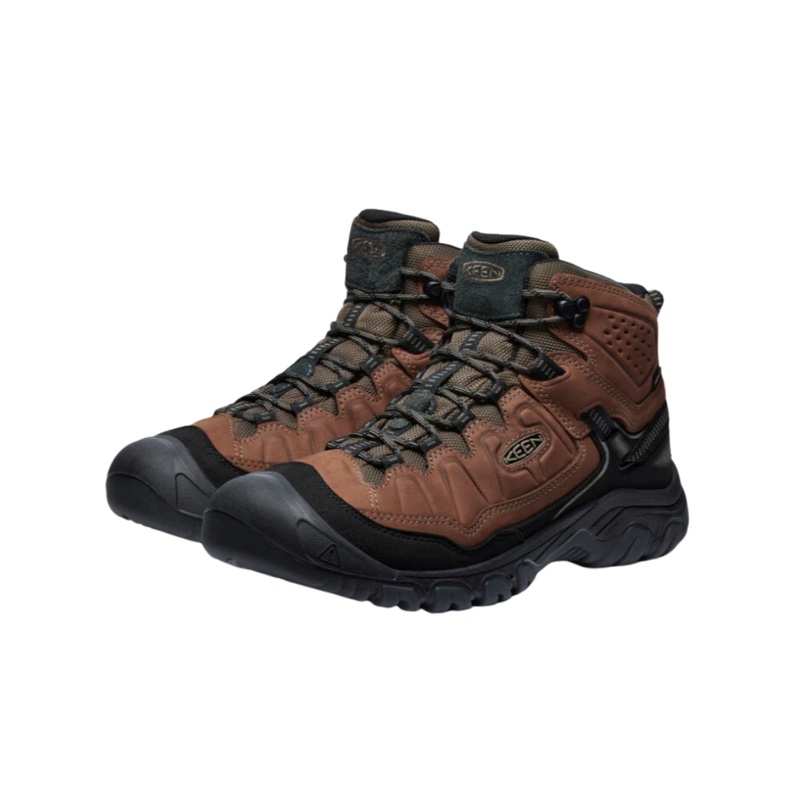 Men's Targhee IV Mid Waterproof Boot - Bison/Black (Regular Width)