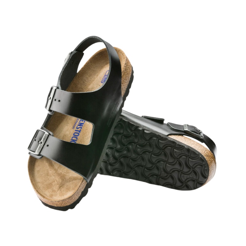 Men's Milano Soft Footbed (Smooth Leather) - Amalfi Black