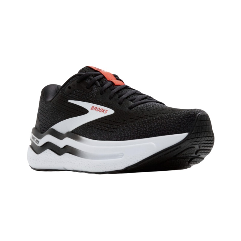 Mens Ghost Max 2  Black/White/Fiery Red (D Width)