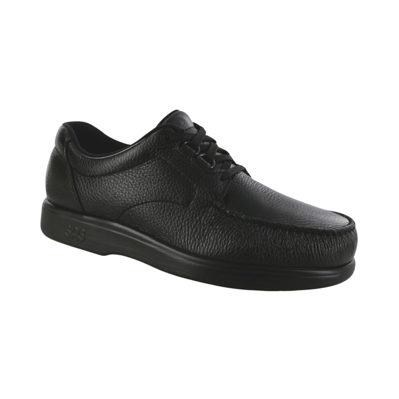 Men's Bout Time Lace Up Loafer - Black (Extra Wide Width)