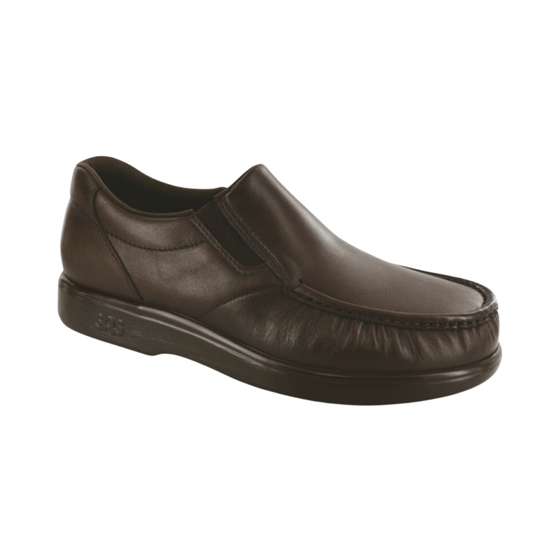 Men's Side Gore Slip-On Loafer - Brown (Regular Width)