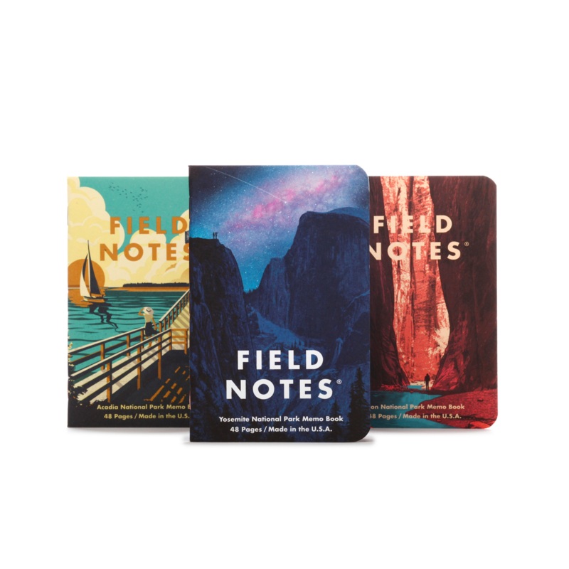 Field Notes National Parks 3-Pack