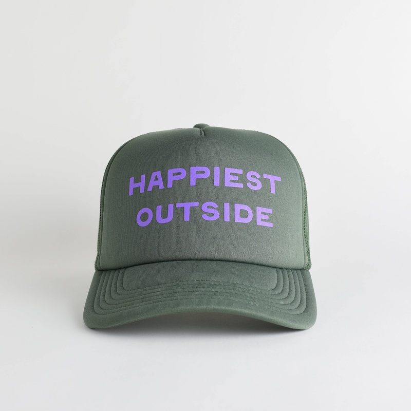 Happiest Outside Recycled Trucker Hat