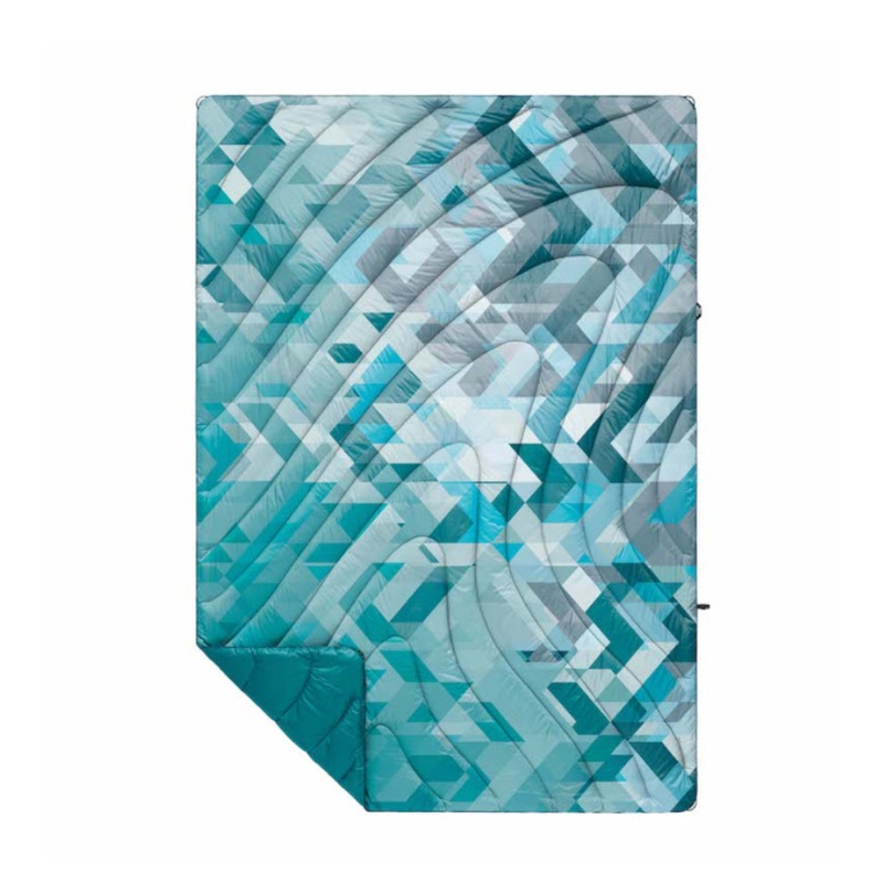 Original Puffy Blanket Geo Blue