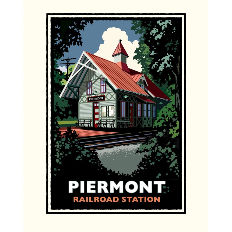 Piermont Erie Railroad Print 24x32