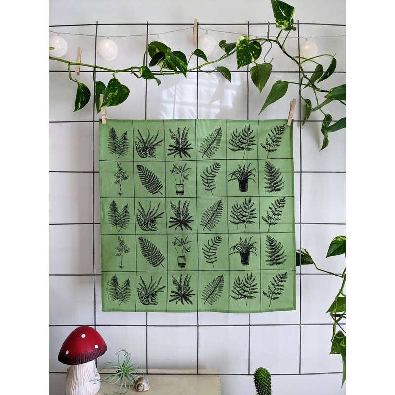 ilikesara | art + goods - Bandana | fern specimen
