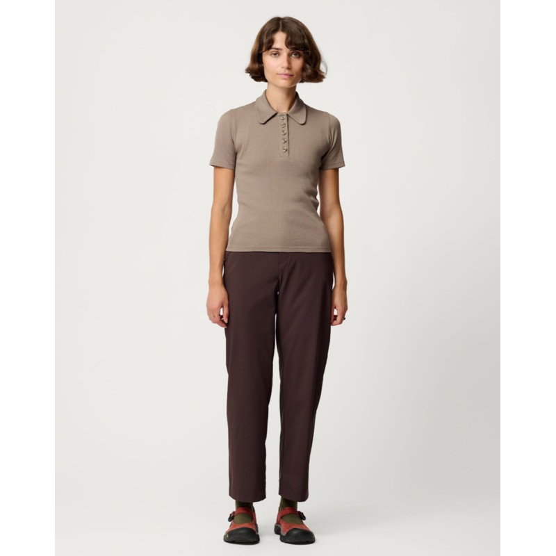 Ribbed Merino Polo