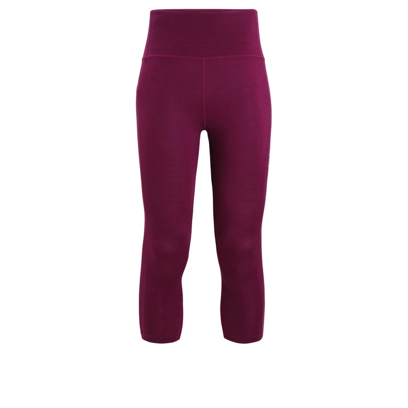 Icebreaker Fastray High Rise 3/4 Tights (Women's) Go Berry