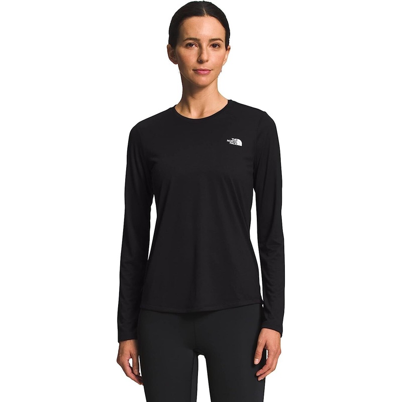The North Face Elevation LS Tee (Women's) TNF Black