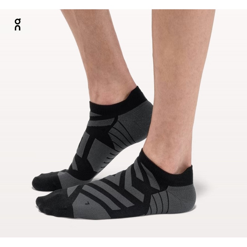 On Performance Low Socks (Men's) Black | Shadow