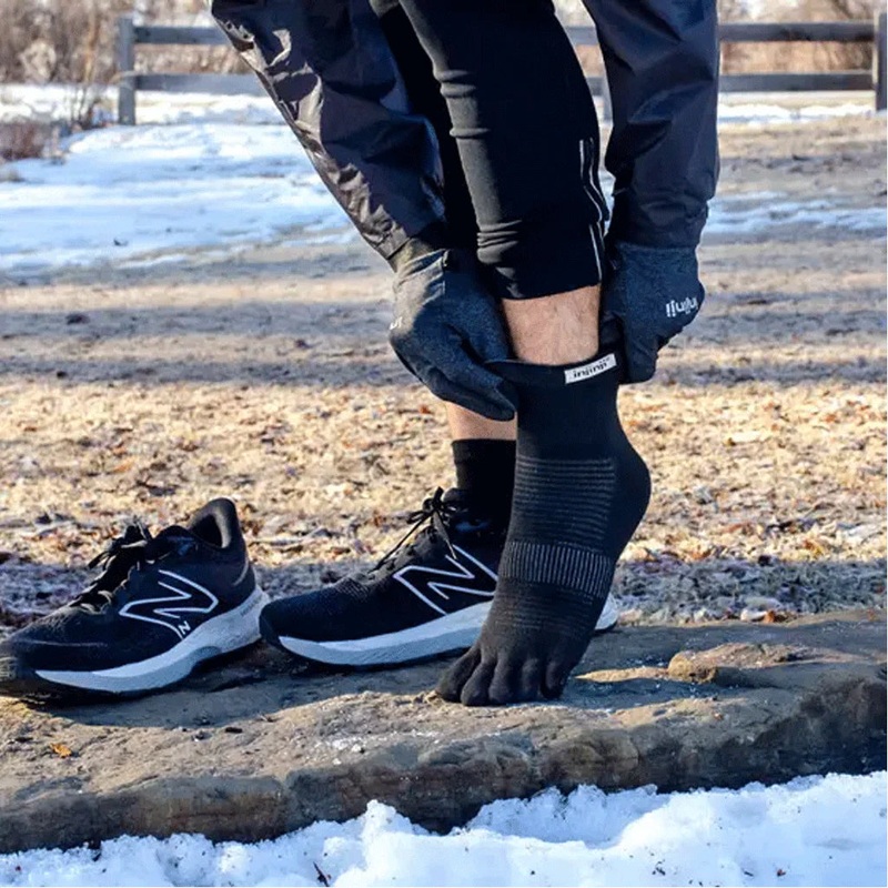 Injinji Run Original Weight Mini-Crew Toesocks (Unisex)