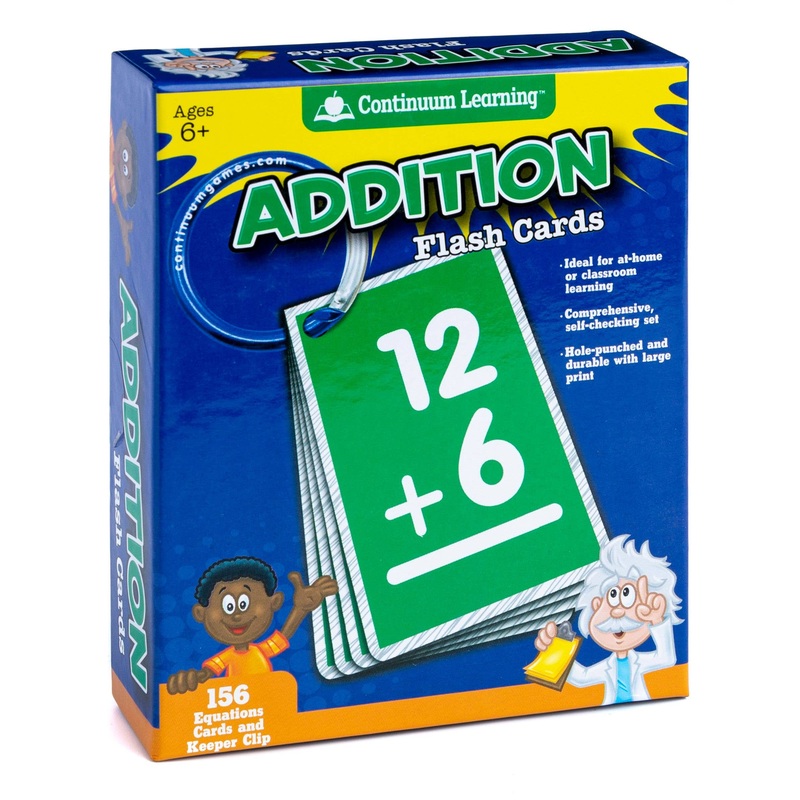 Continuum Learning Addition Flash Cards