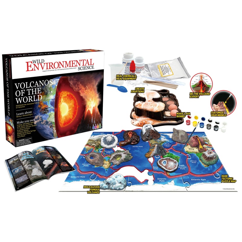 Wild Enviromental Science: Volcanos Of The World Kit