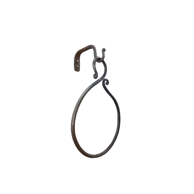 Blacksmith Towel Rack & Hook